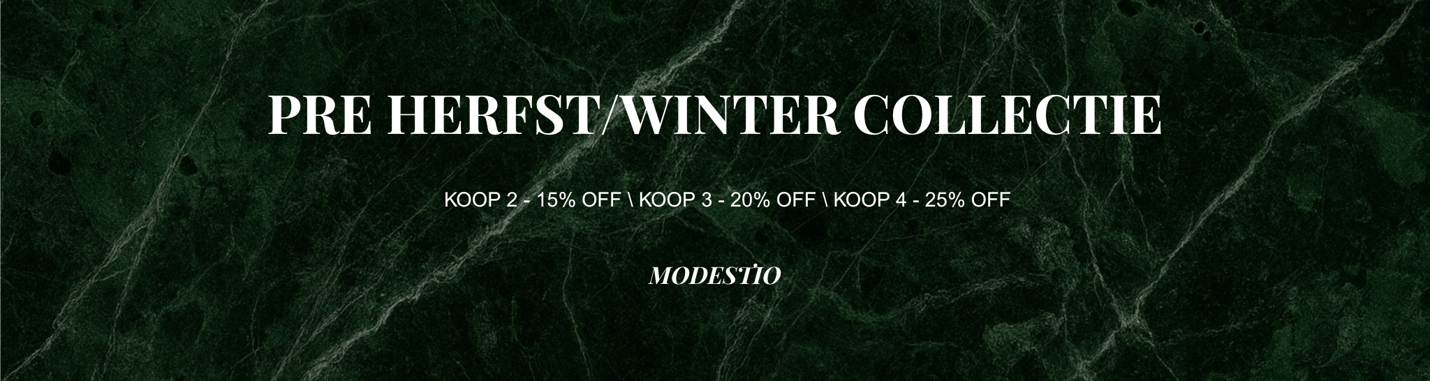pre-herfst/winter Collectie