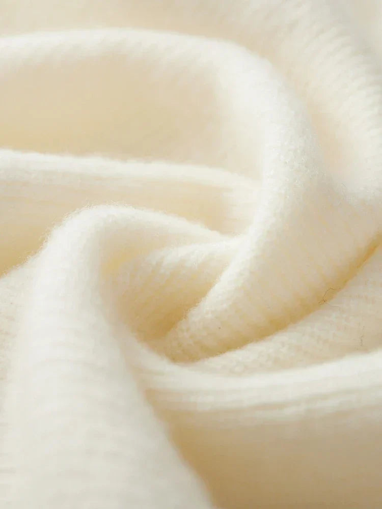 100% Kasjmier Trui Zip met Halve rits - Luxury Style