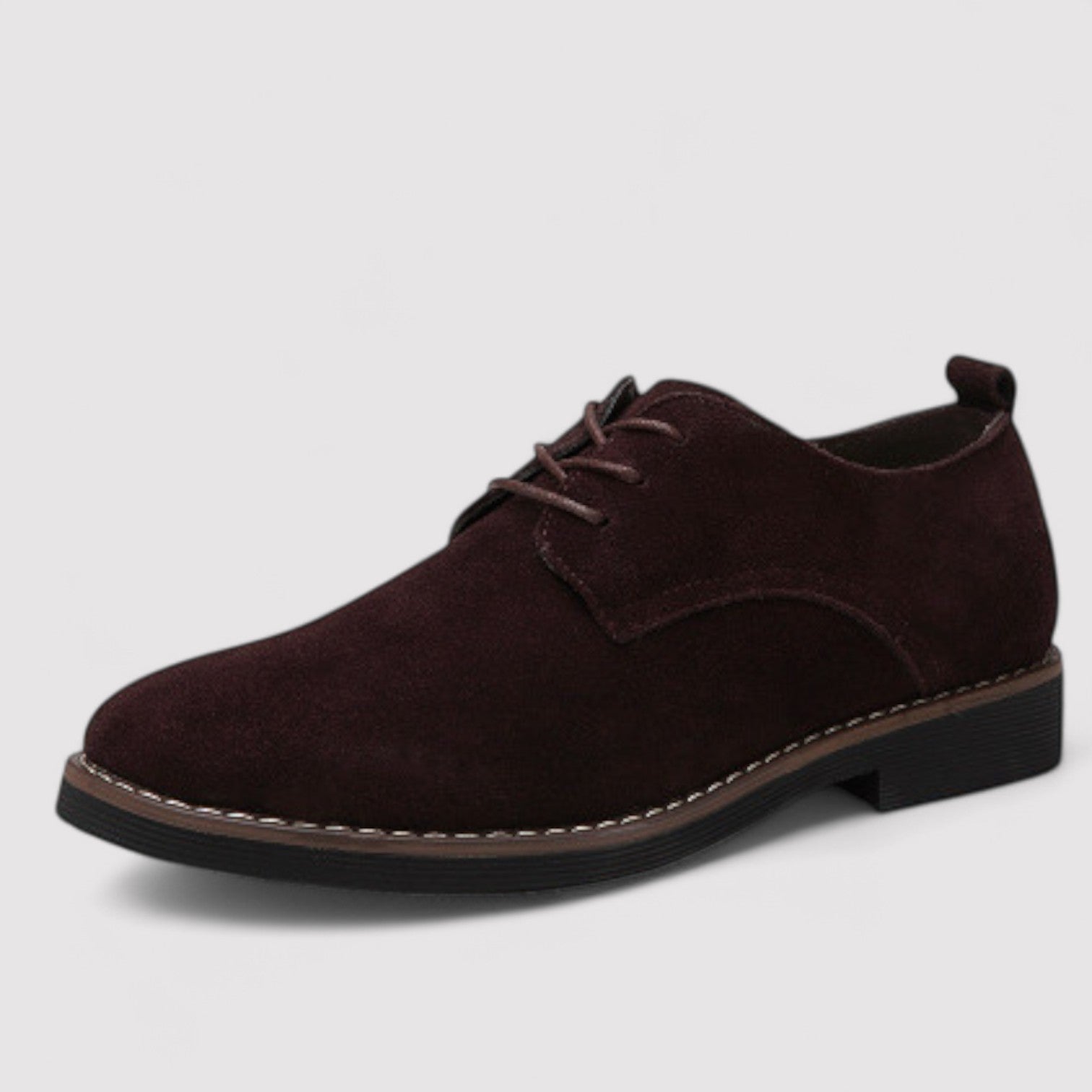 Caspian – Casual Veterschoen van Suede - Klassieke Heren Schoenen