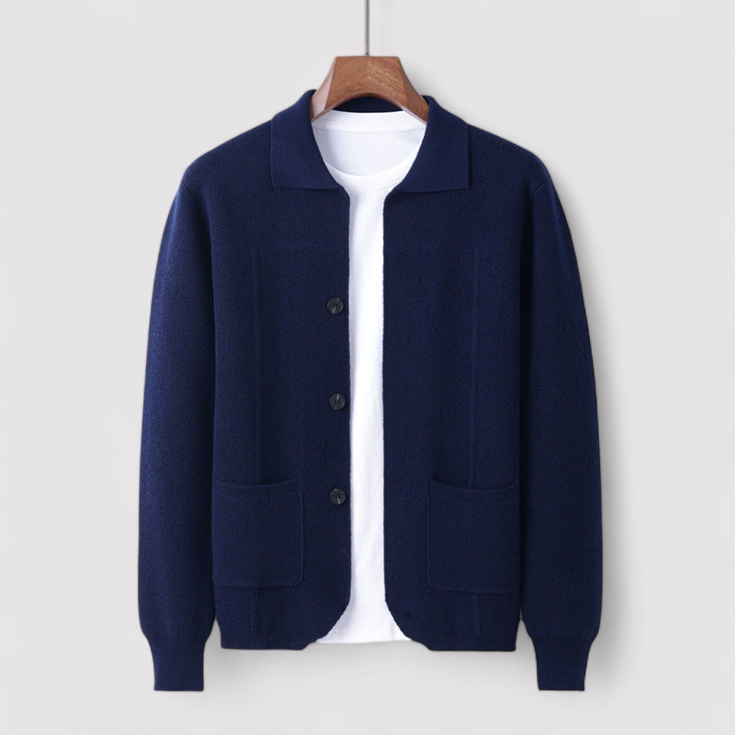 Luciano – Knit Cardigan Sweater Heren - Nette Stijl