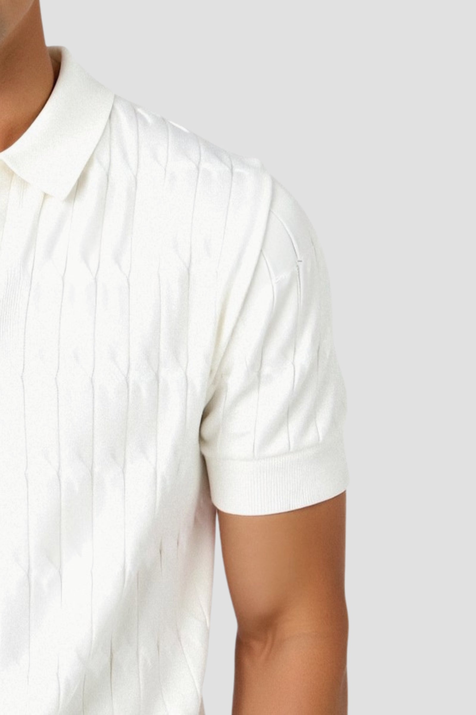 Modestio Premium V-hals kabelbrei Polo