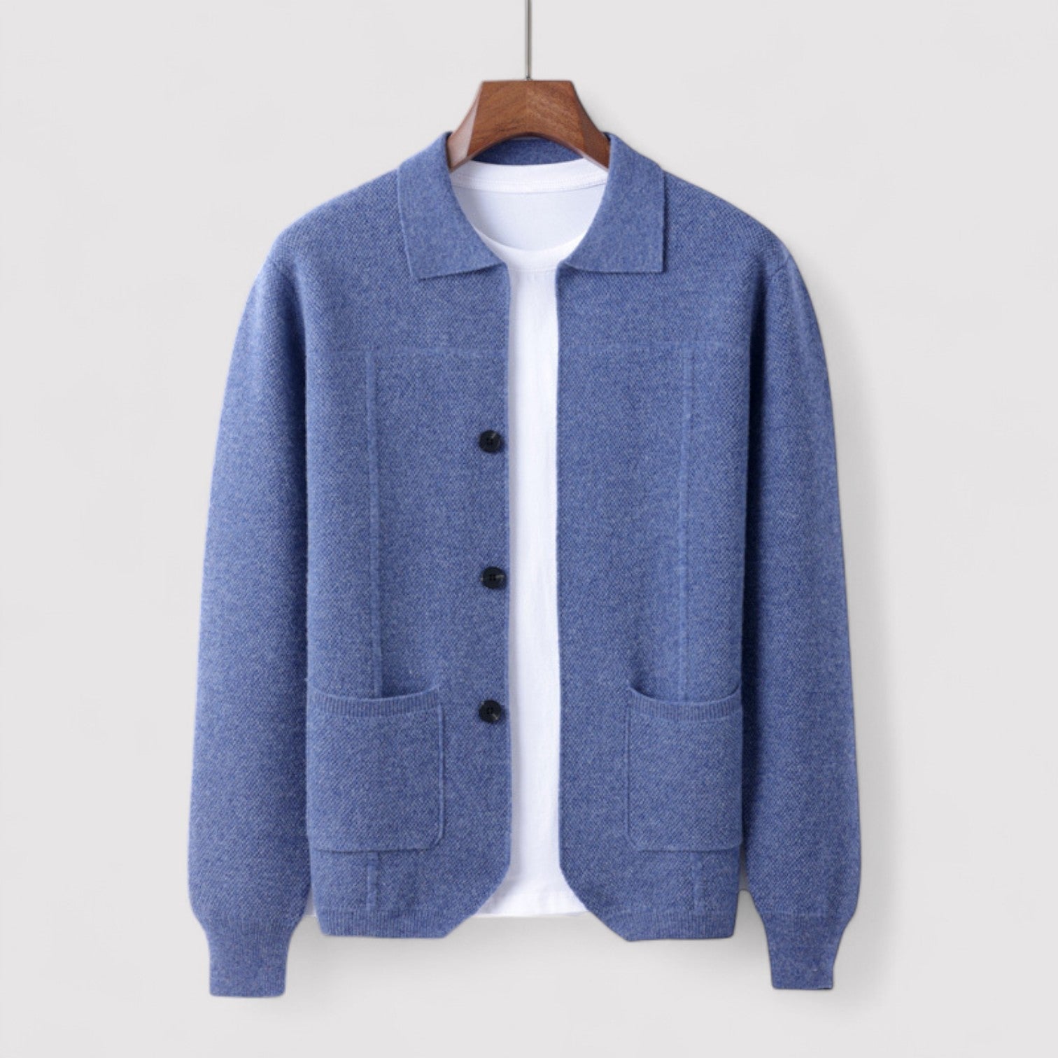 Luciano – Knit Cardigan Sweater Heren - Nette Stijl