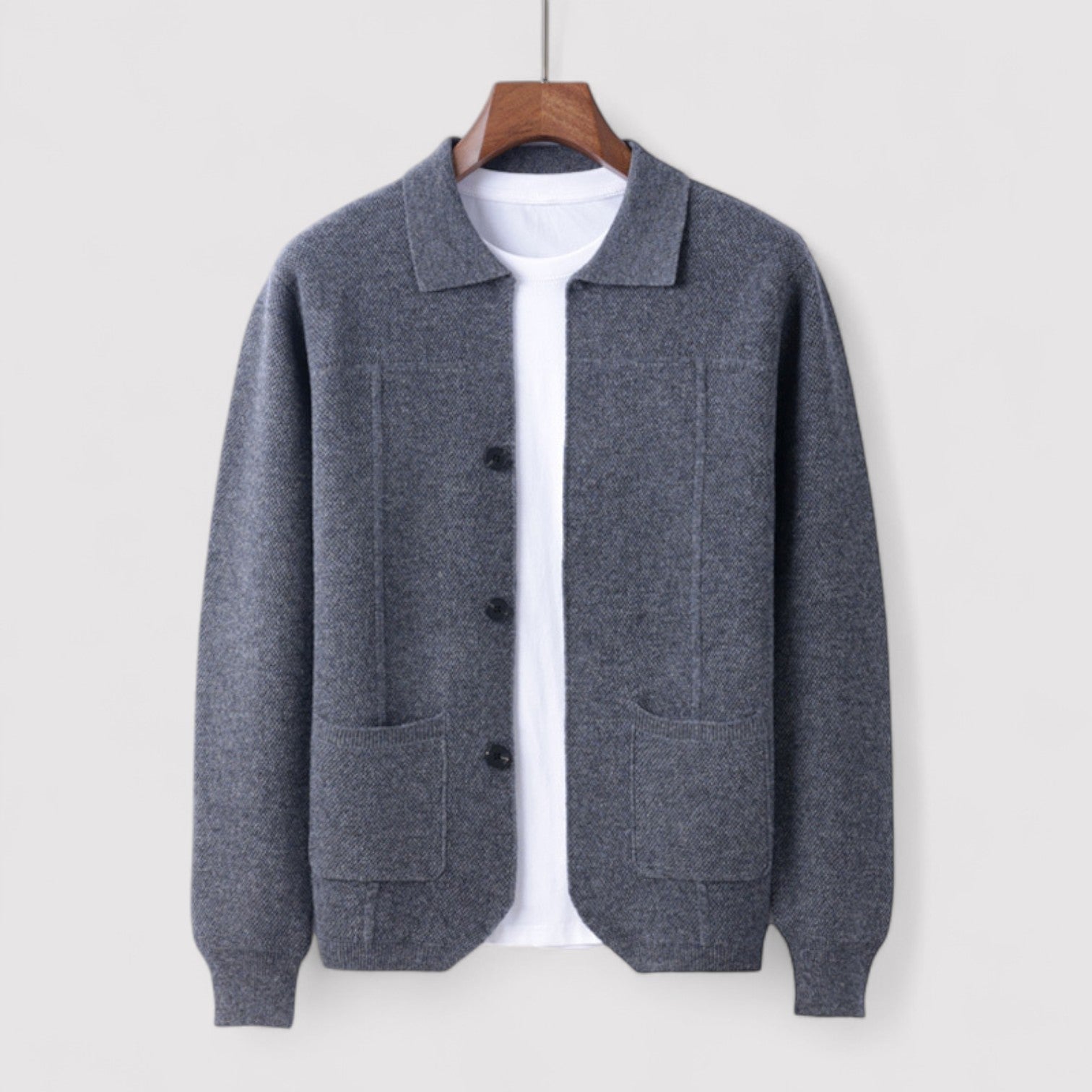 Luciano – Knit Cardigan Sweater Heren - Nette Stijl