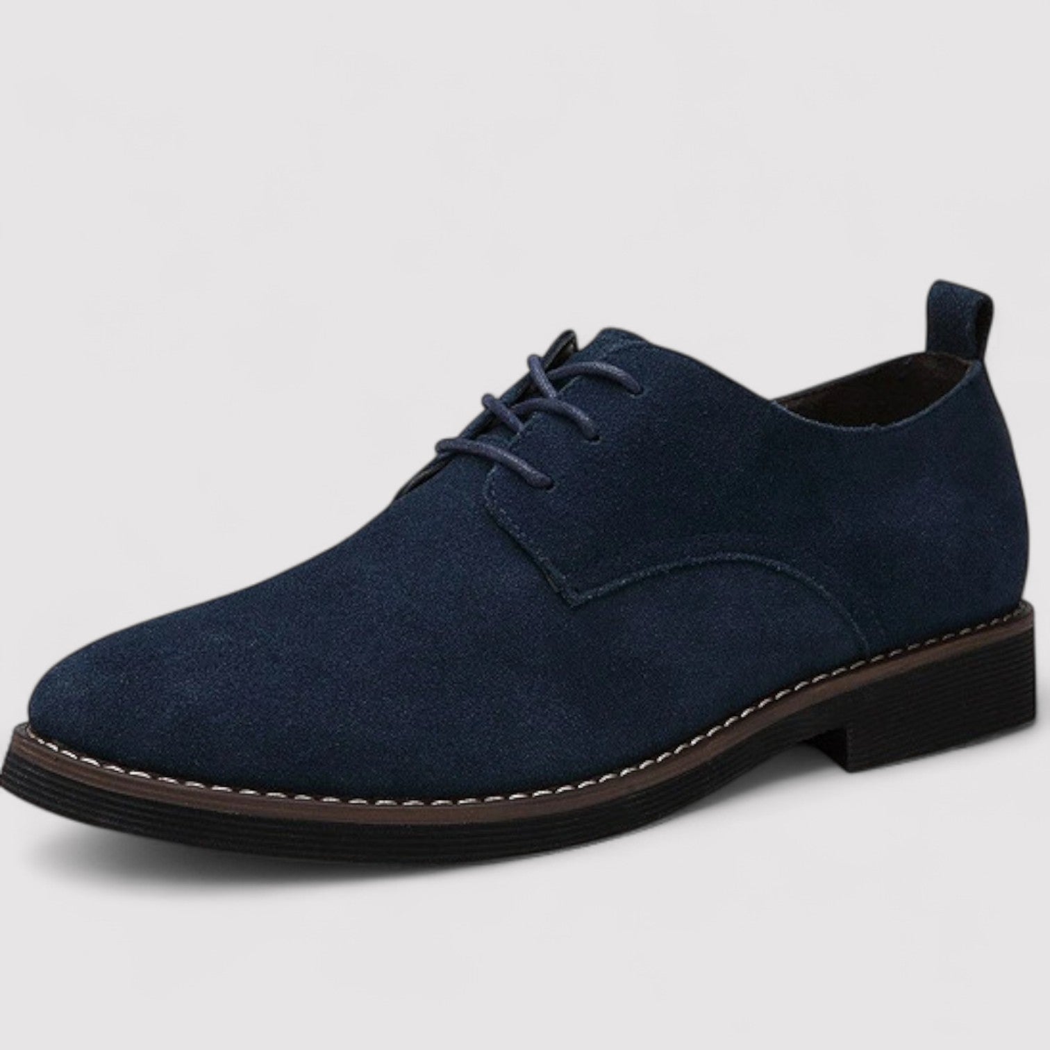 Caspian – Casual Veterschoen van Suede - Klassieke Heren Schoenen