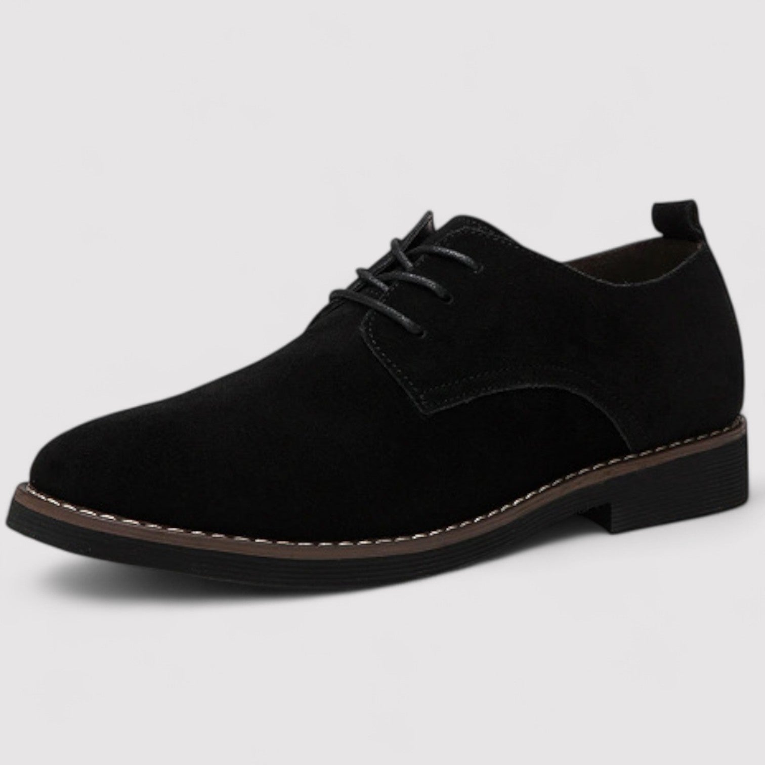 Caspian – Casual Veterschoen van Suede - Klassieke Heren Schoenen