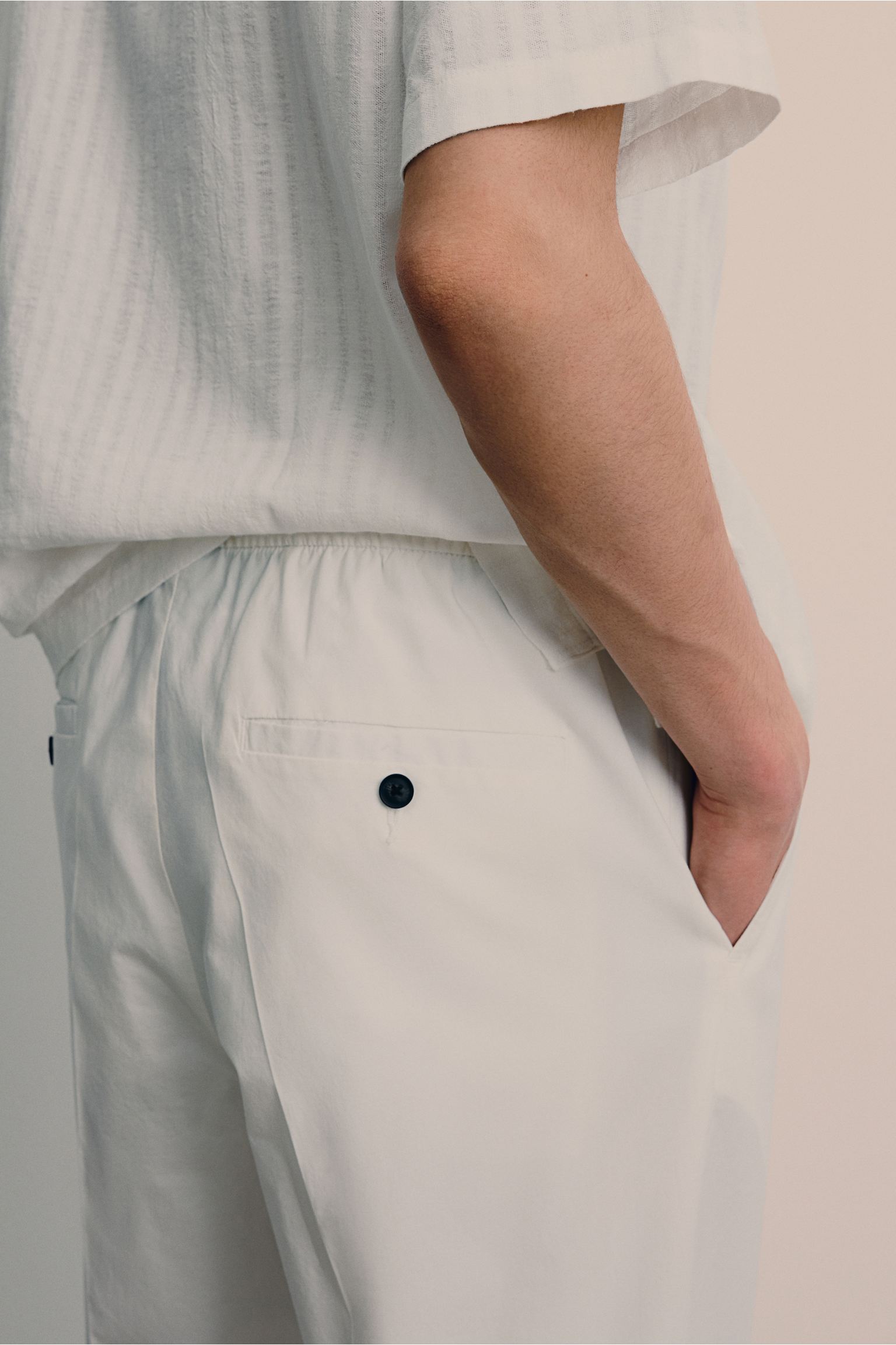 Abel - Enkellange Katoenen Pantalon