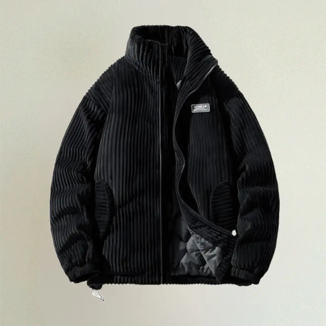 Adam - Stijlvolle Corduroy Pufferjas Heren