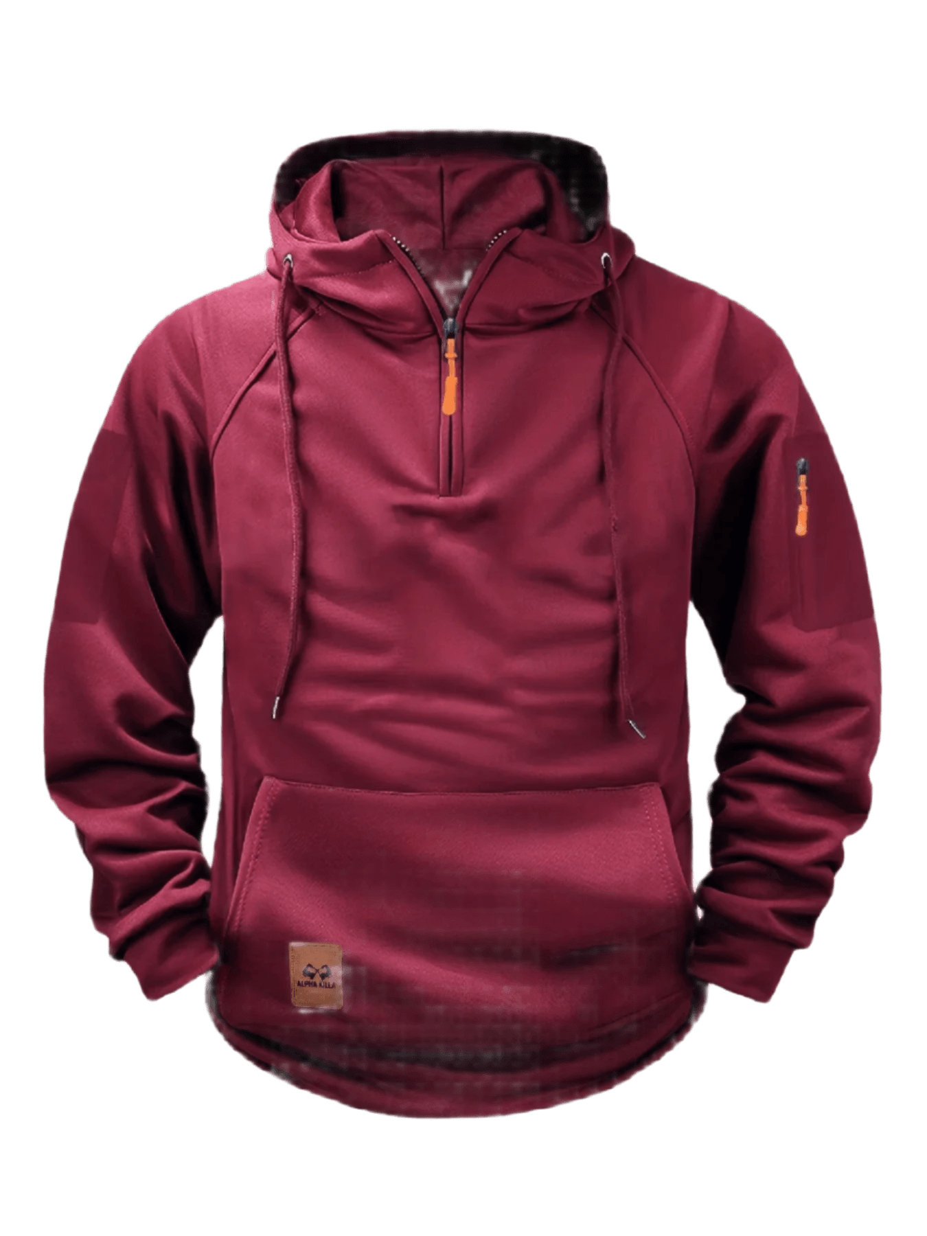 Aerlux Fleece Utility Hoodie | Losse Casual Capuchontrui met Meerdere Zakken voor Heren
