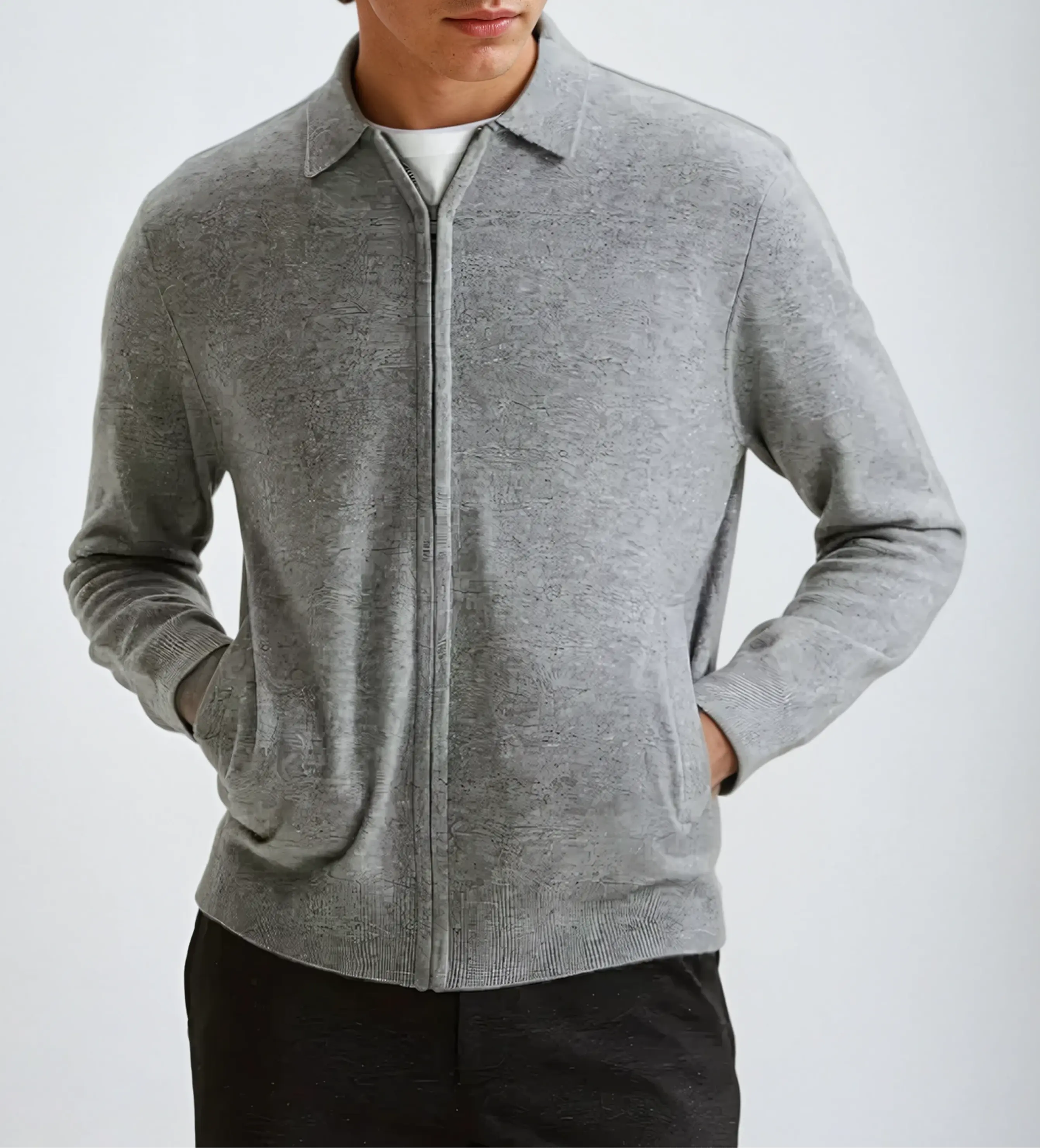 Ricardo - Tijdloos kasjmier zip jack