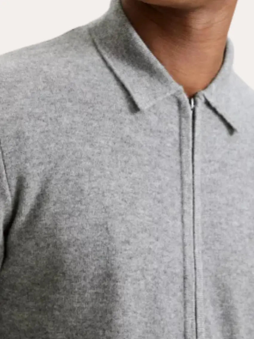 Ricardo - Tijdloos kasjmier zip jack