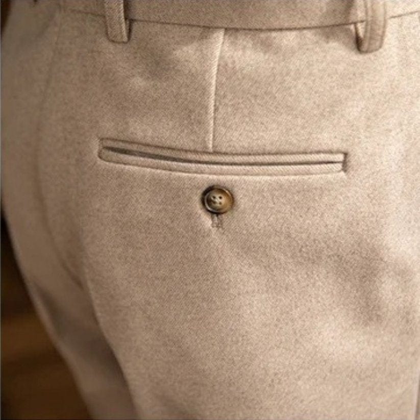 Arthur - Op Maat Gemaakte Stijfvolle Pantalon