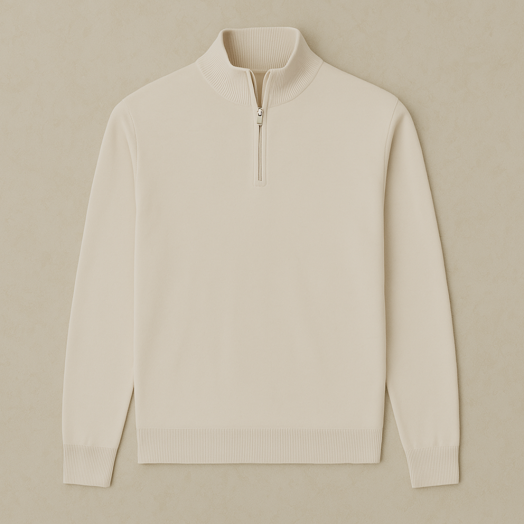 Arwin - Gebreide Half Zip Trui