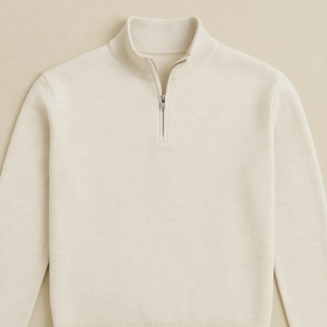 Arwin - Gebreide Half Zip Trui