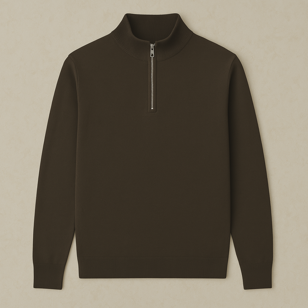 Arwin - Gebreide Half Zip Trui