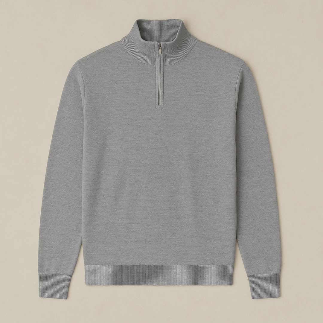 Arwin - Gebreide Half Zip Trui