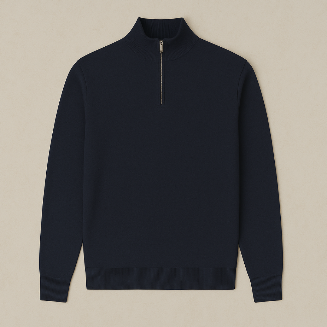 Arwin - Gebreide Half Zip Trui