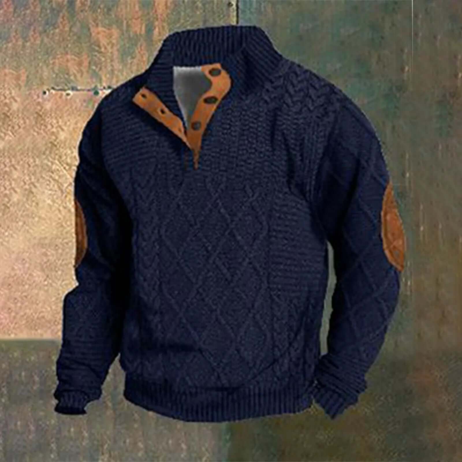 Vespasiano - Casual Retro Kasjmier Zip Sweater Heren