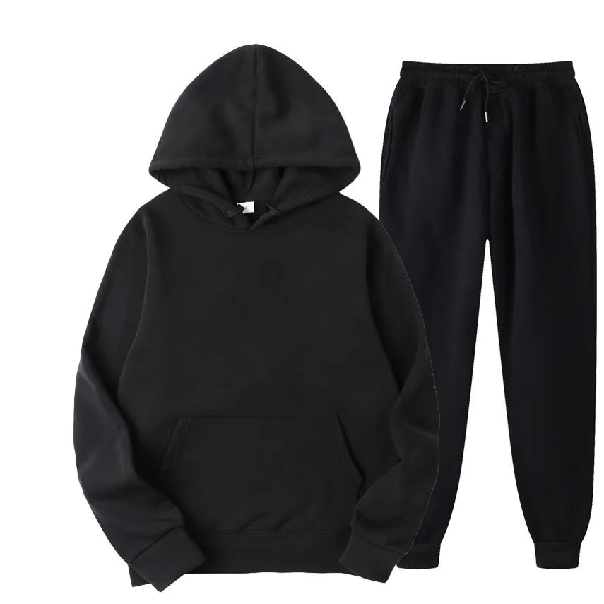 Casual Trainingspak Men met Hoodie - Comfortabel en Ademend voor Herfst en Winter