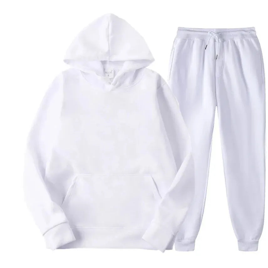 Casual Trainingspak Men met Hoodie - Comfortabel en Ademend voor Herfst en Winter