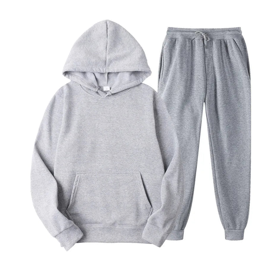 Casual Trainingspak Men met Hoodie - Comfortabel en Ademend voor Herfst en Winter