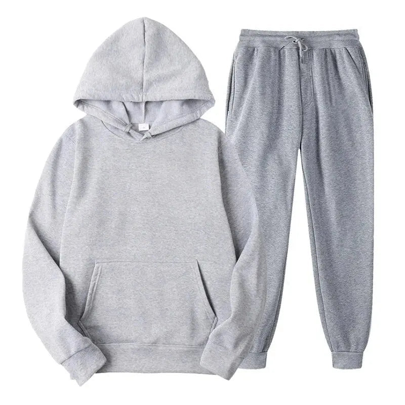 Casual Trainingspak Men met Hoodie - Comfortabel en Ademend voor Herfst en Winter