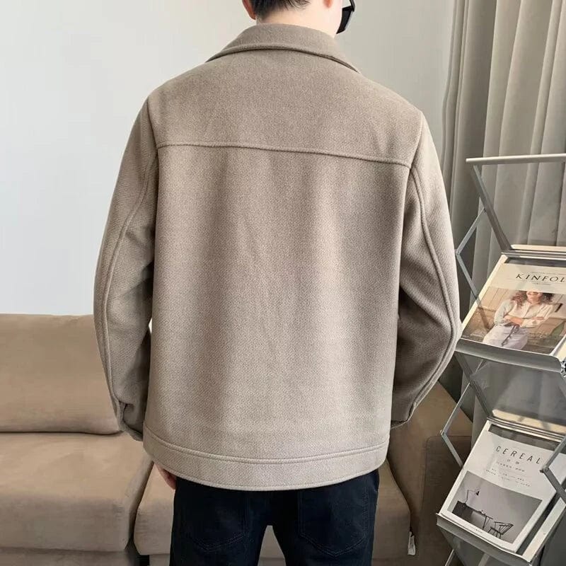 Bernardo - Casual Wol Heren Jas – Lange Winterjas met Knopen