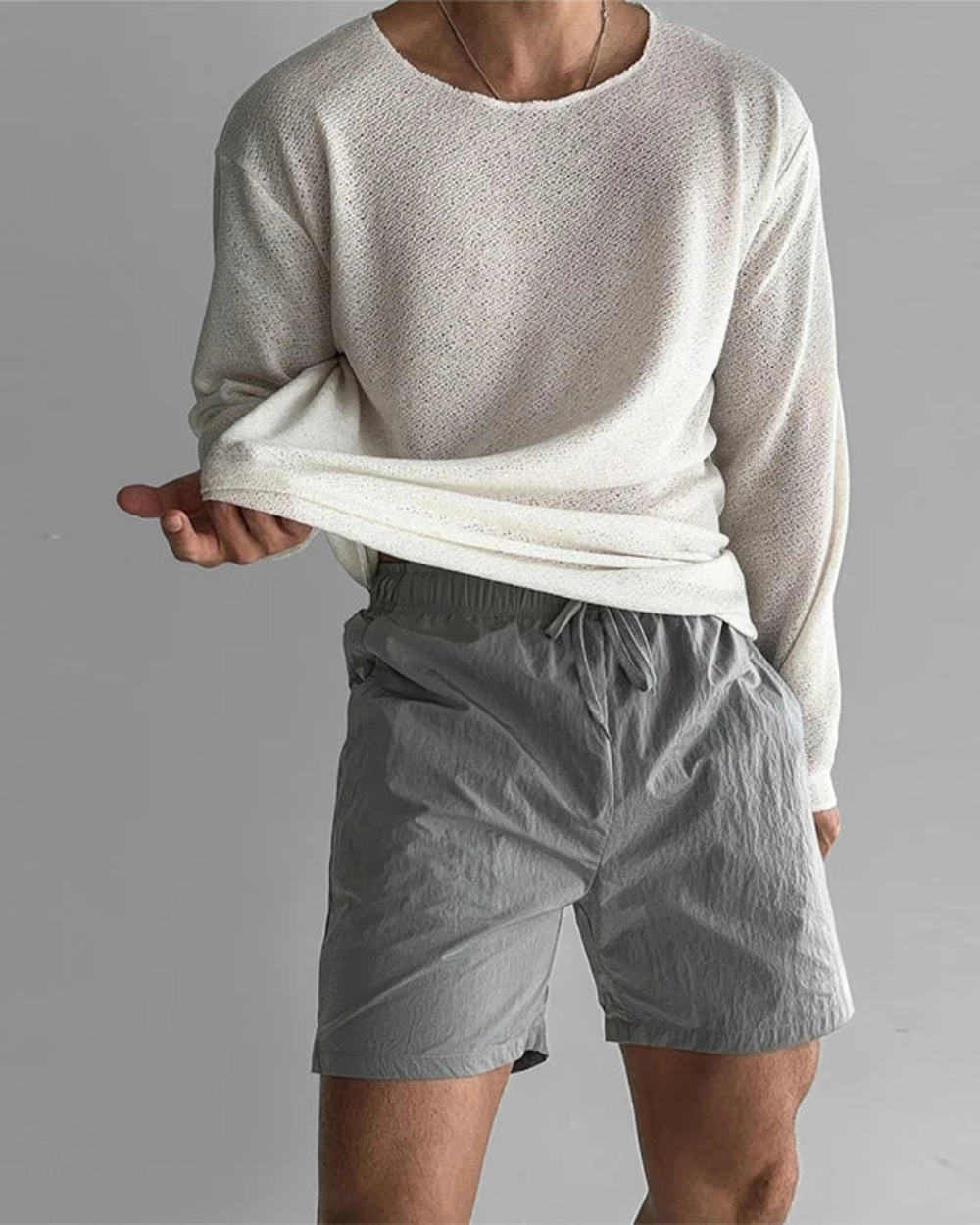 Jacopo - Casual Gebreid T-shirt