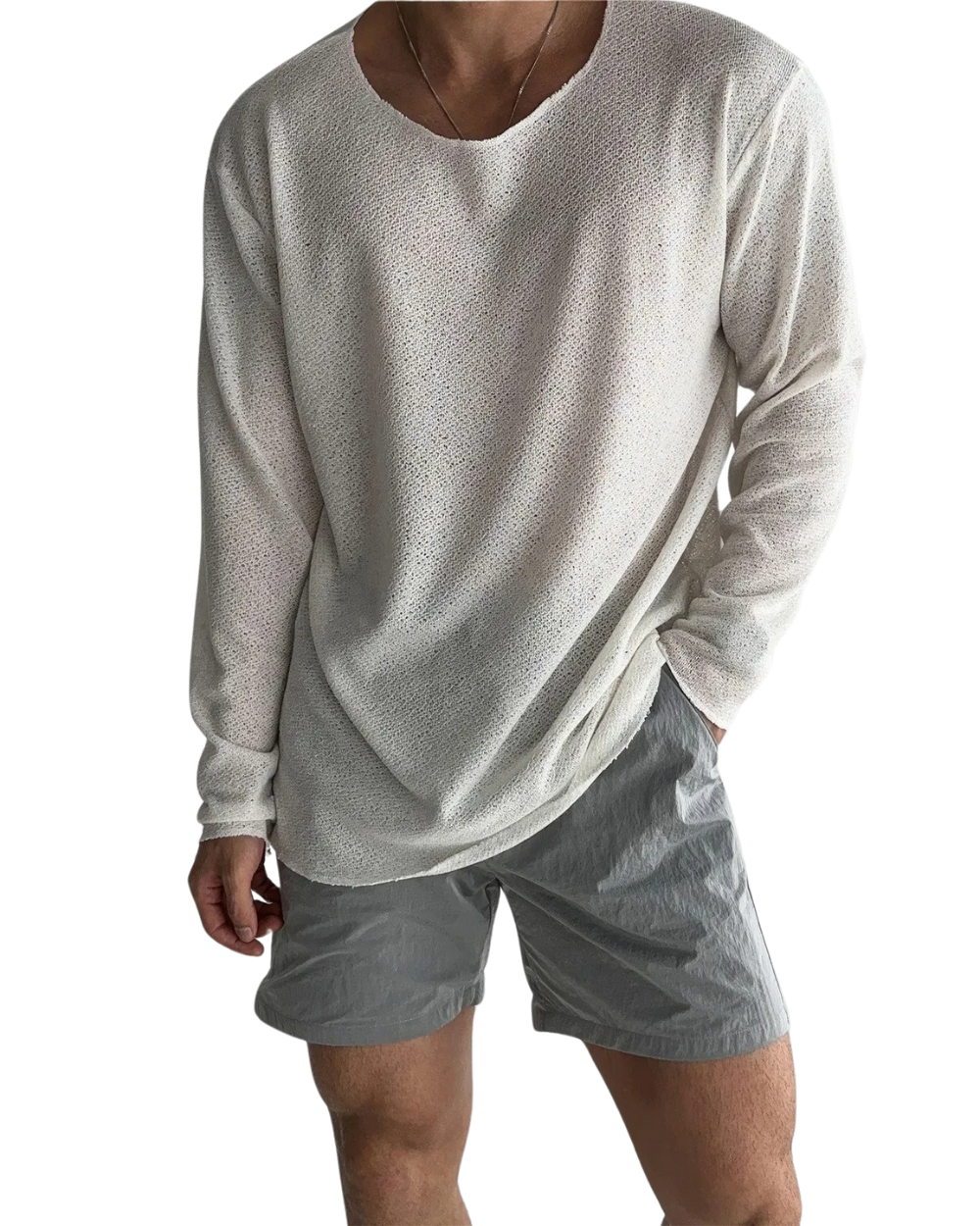 Jacopo - Casual Gebreid T-shirt