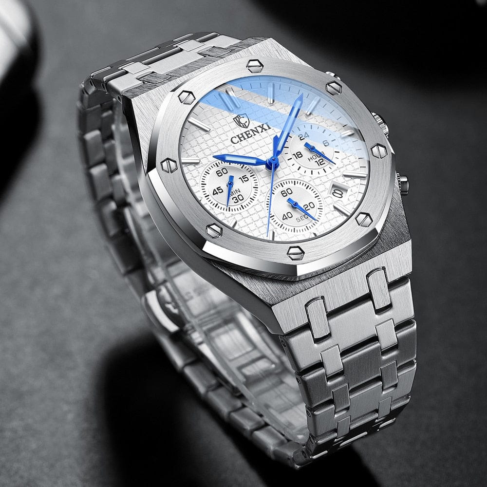 Chronograaf RVS Horloge Old-Money 2025