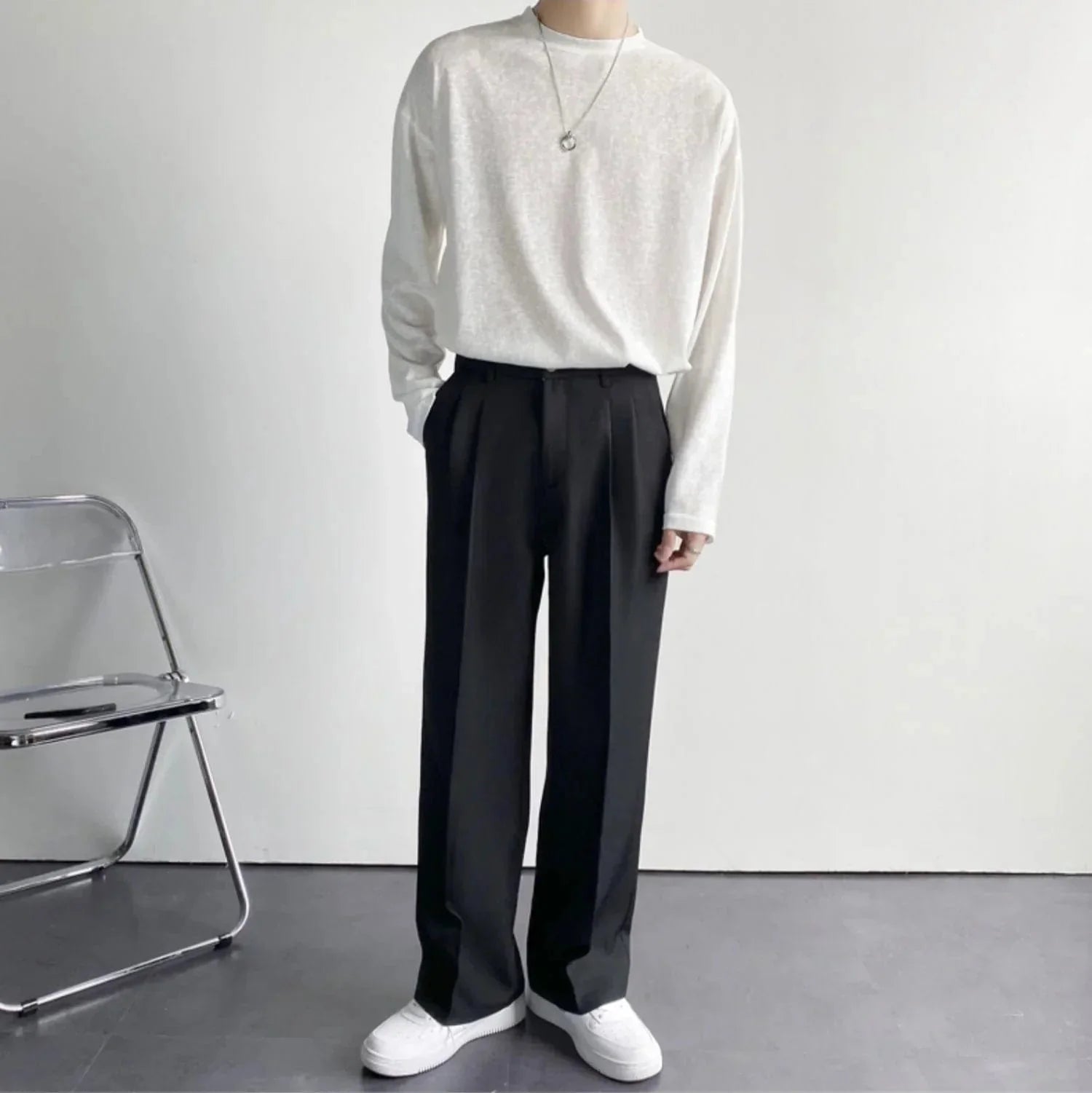 Claude - Old Money Wijde Pantalon