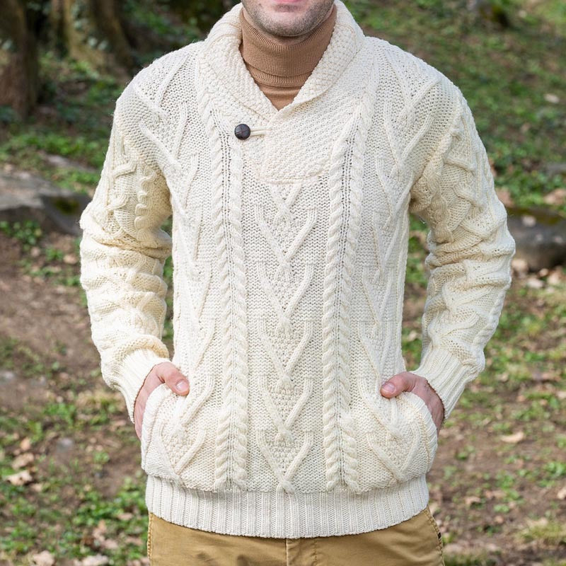 Cole – Old Money Kabelgebreid Vest Heren