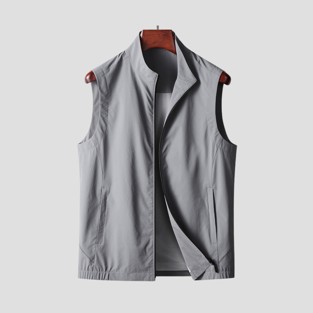 Heren gilet – Lichtgewicht Bodywarmer met Rits – Lifestyle & Sportief