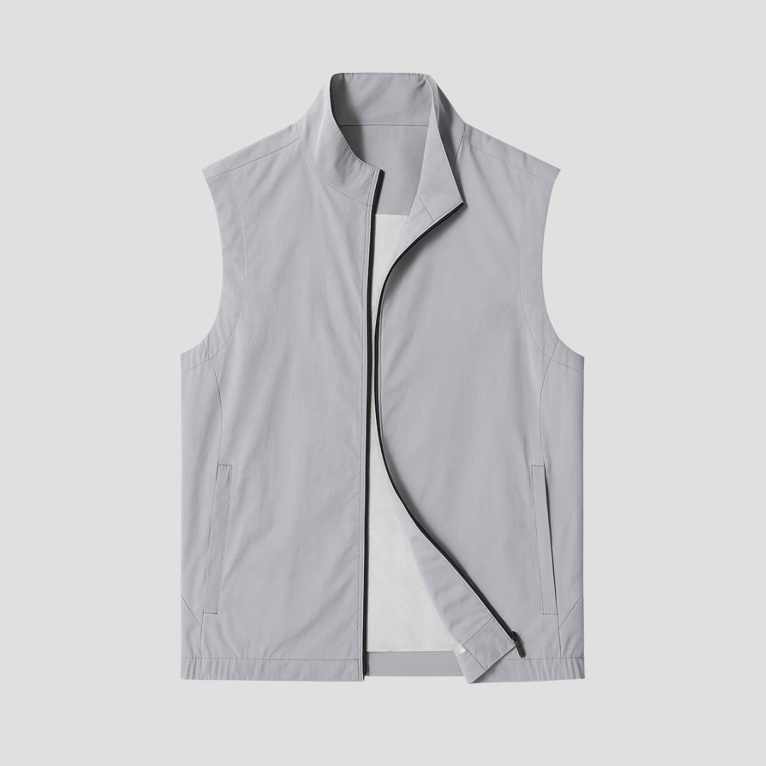 Heren gilet – Lichtgewicht Bodywarmer met Rits – Lifestyle & Sportief