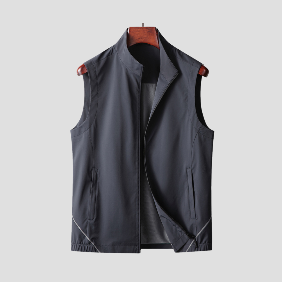 Heren gilet – Lichtgewicht Bodywarmer met Rits – Lifestyle & Sportief