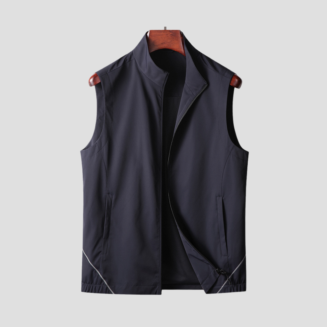 Heren gilet – Lichtgewicht Bodywarmer met Rits – Lifestyle & Sportief