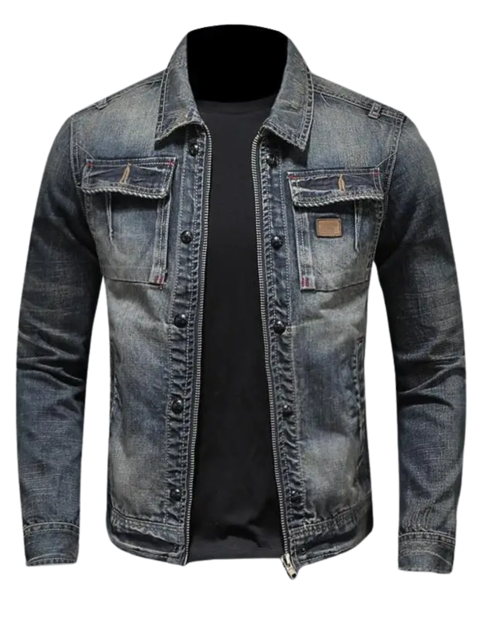 Milano - Denim Jack Blauw