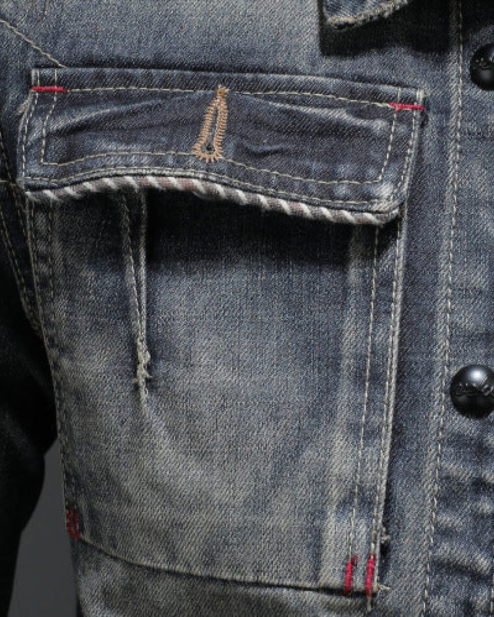 Milano - Denim Jack Blauw
