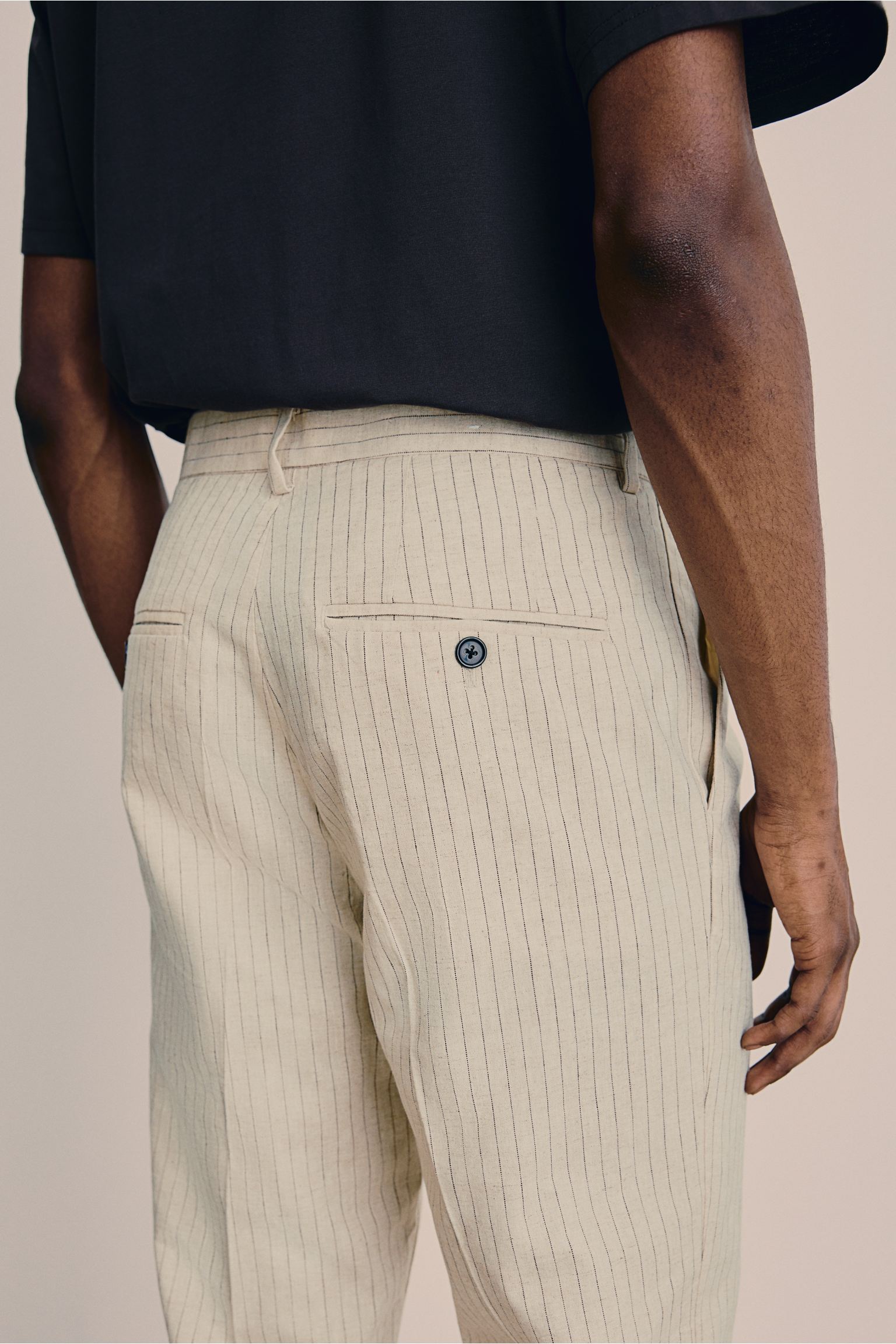 Lesandro - Klassieke chino Pantalon van Katoen en Linnen