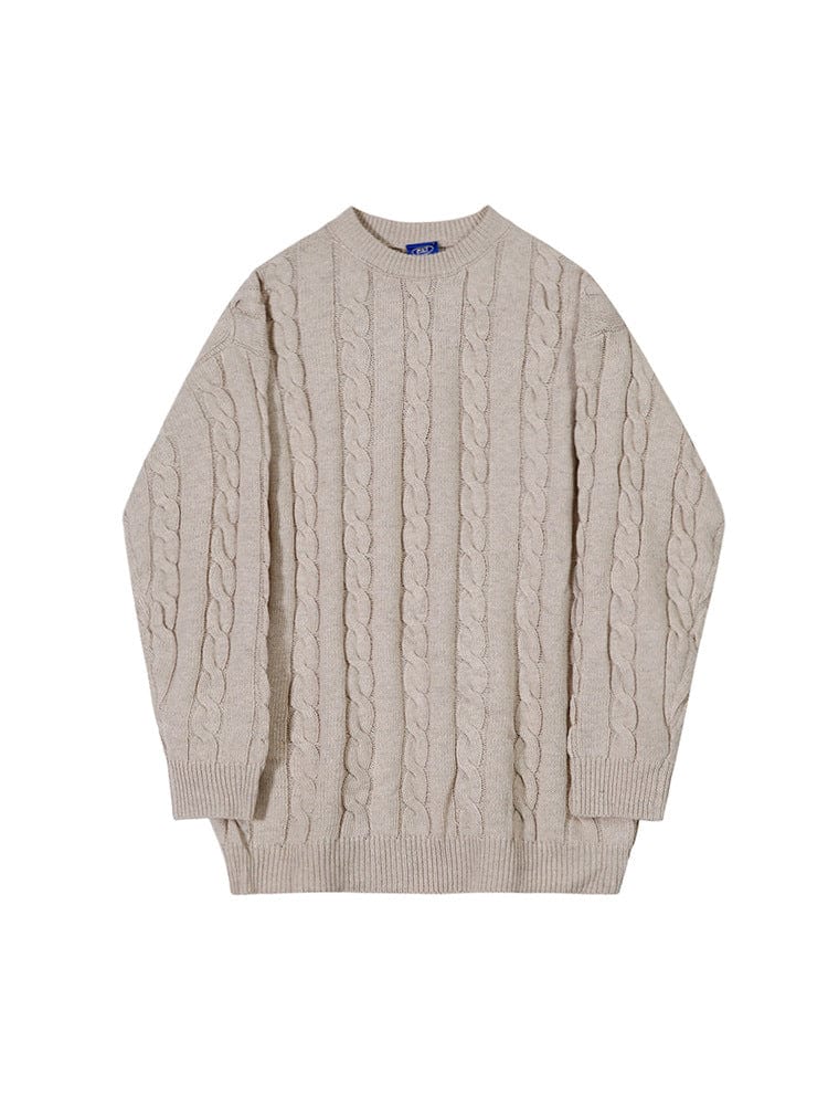 Derrick - Wollen Beige Trui voor Heren