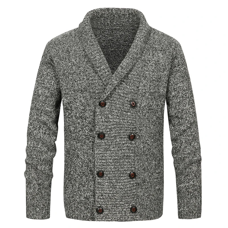 Ramiro - Heren Wollen Cardigan Winterjas Old Money Stijl