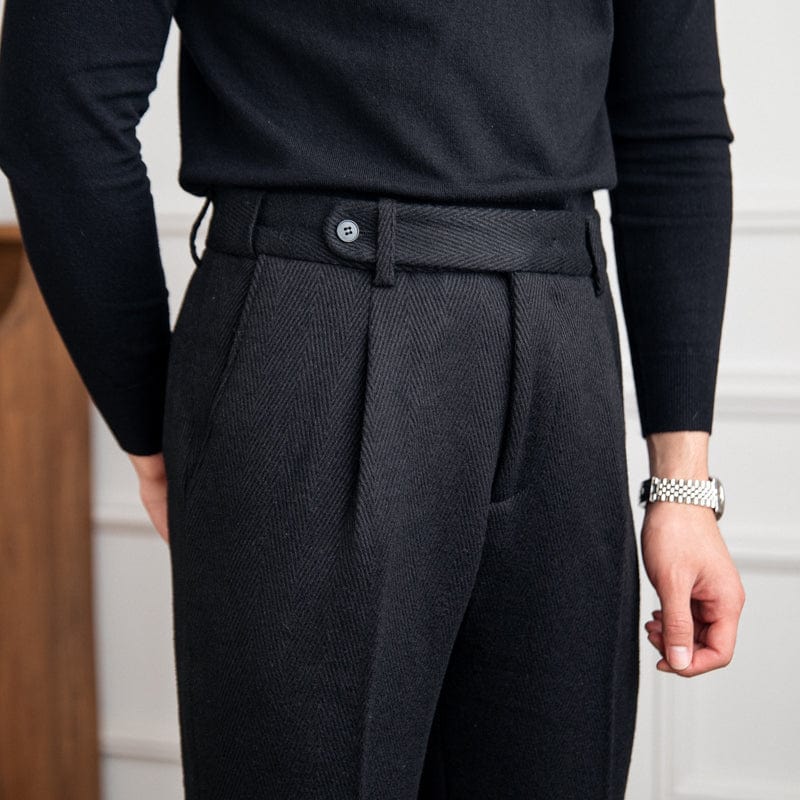 Davide - Casual wollen Pantalon