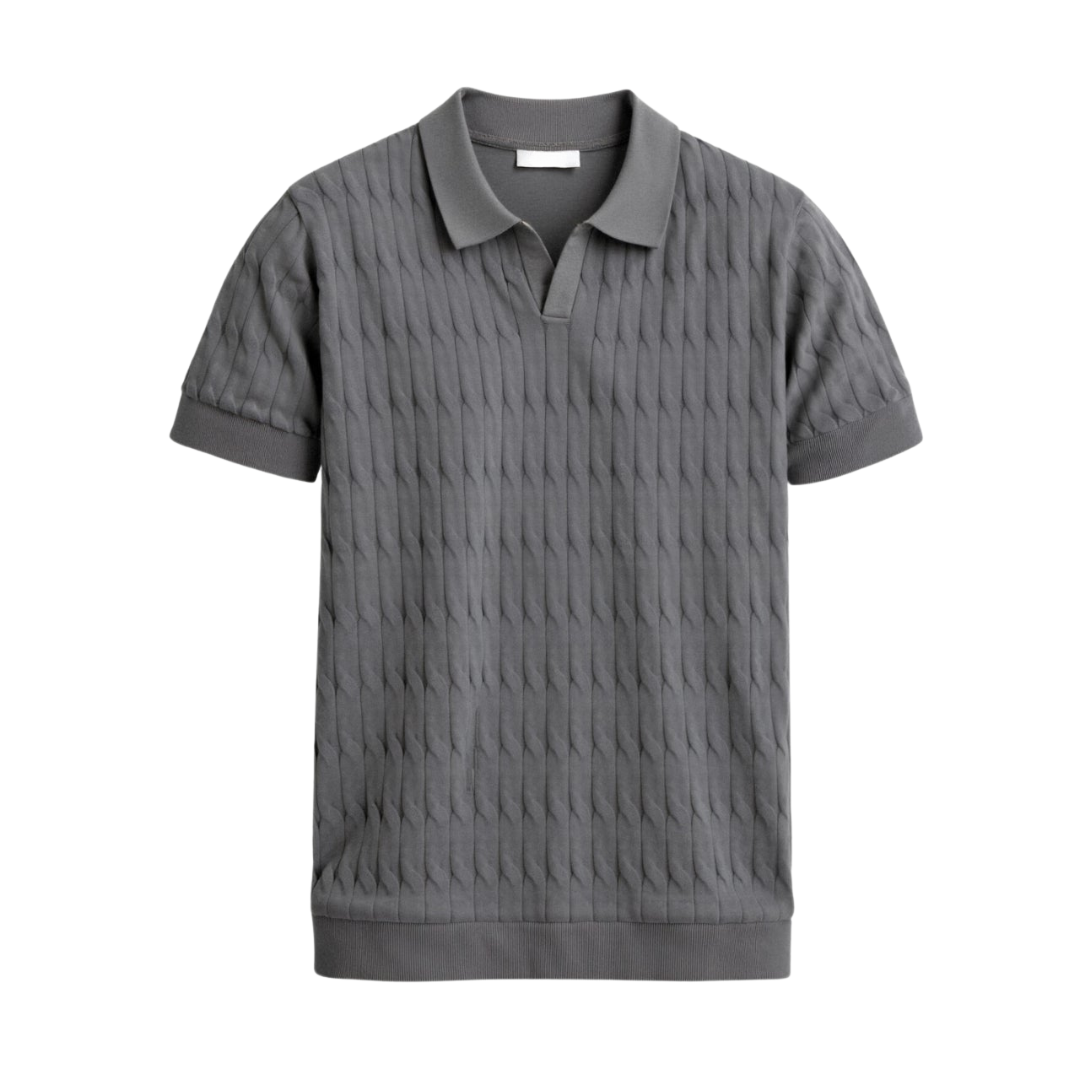 Modestio Premium V-hals kabelbrei Polo