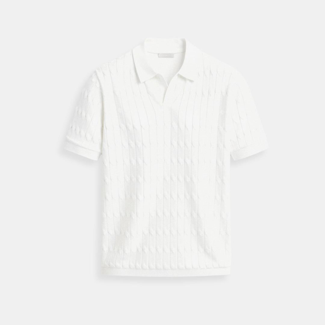 Modestio Premium V-hals kabelbrei Polo