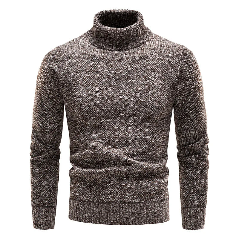 Revo - Luxe Gebreide Wollen Coltrui voor Heren