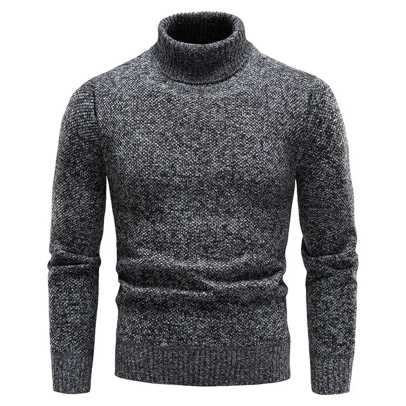 Revo - Luxe Gebreide Wollen Coltrui voor Heren