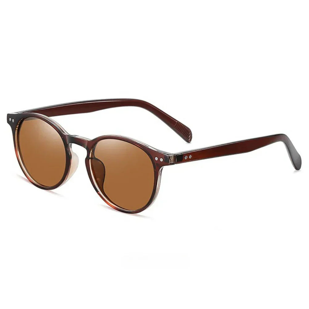 Gepolariseerde Zonnebril met UV400 Bescherming – Stijlvolle Retro-Modern Zonnebril voor de Man, Zwart Frame, Grijze Lenzen 0