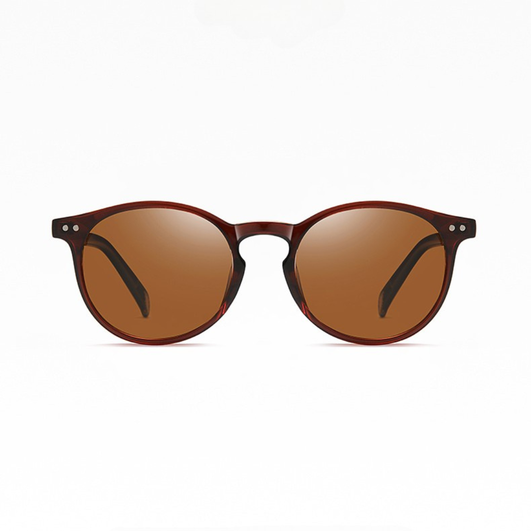 Gepolariseerde Zonnebril met UV400 Bescherming – Stijlvolle Retro-Modern Zonnebril voor de Man, Zwart Frame, Grijze Lenzen 1
