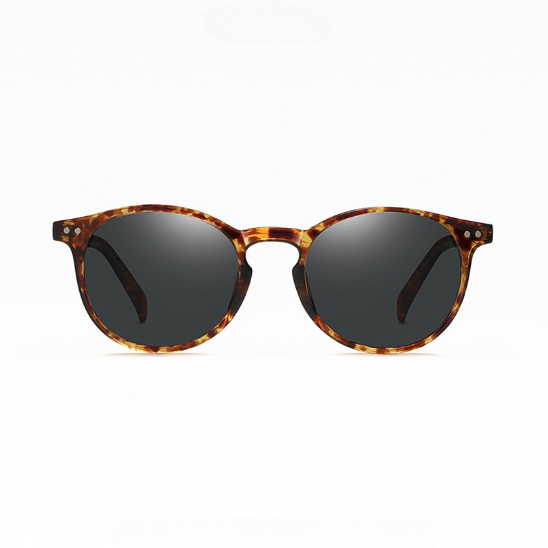 Gepolariseerde Zonnebril met UV400 Bescherming – Stijlvolle Retro-Modern Zonnebril voor de Man, Zwart Frame, Grijze Lenzen 3
