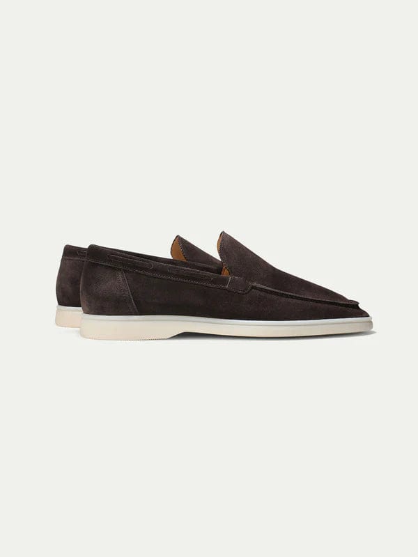 OLD MONEY - PREMIUM SUEDE LOAFERS DONKERBRUIN