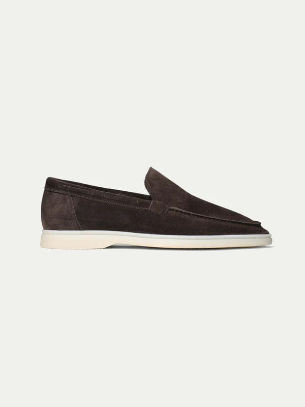 OLD MONEY - PREMIUM SUEDE LOAFERS DONKERBRUIN